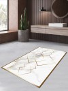Deluxe Platin 70x120cm Kaymaz Taban Banyo Halısı