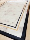 Mermer, 70x120cm Kaymaz Taban Yıkanabilir Banyo Paspası