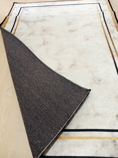 Mermer, 70x120cm Kaymaz Taban Yıkanabilir Banyo Paspası