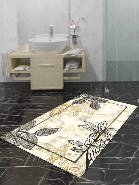 Mermer, 70x120cm Kaymaz  Taban Banyo Paspası