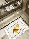 Golden Butterfly - Kaymaz Taban Banyo Halısı