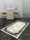Talya - Bej 70x120cm Kaymaz Taban Banyo Halısı