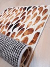 Leopar - Kahve, Kaymaz Taban Banyo Paspası, Klozet Takımı, Banyo Halısı