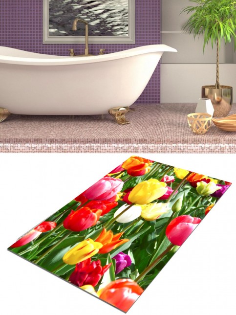 Laleler, Kaymaz Taban Banyo Halısı