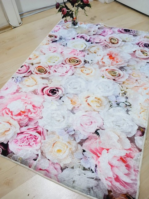 Güller, Kaymaz Taban Banyo Halısı (80 x 120 cm)