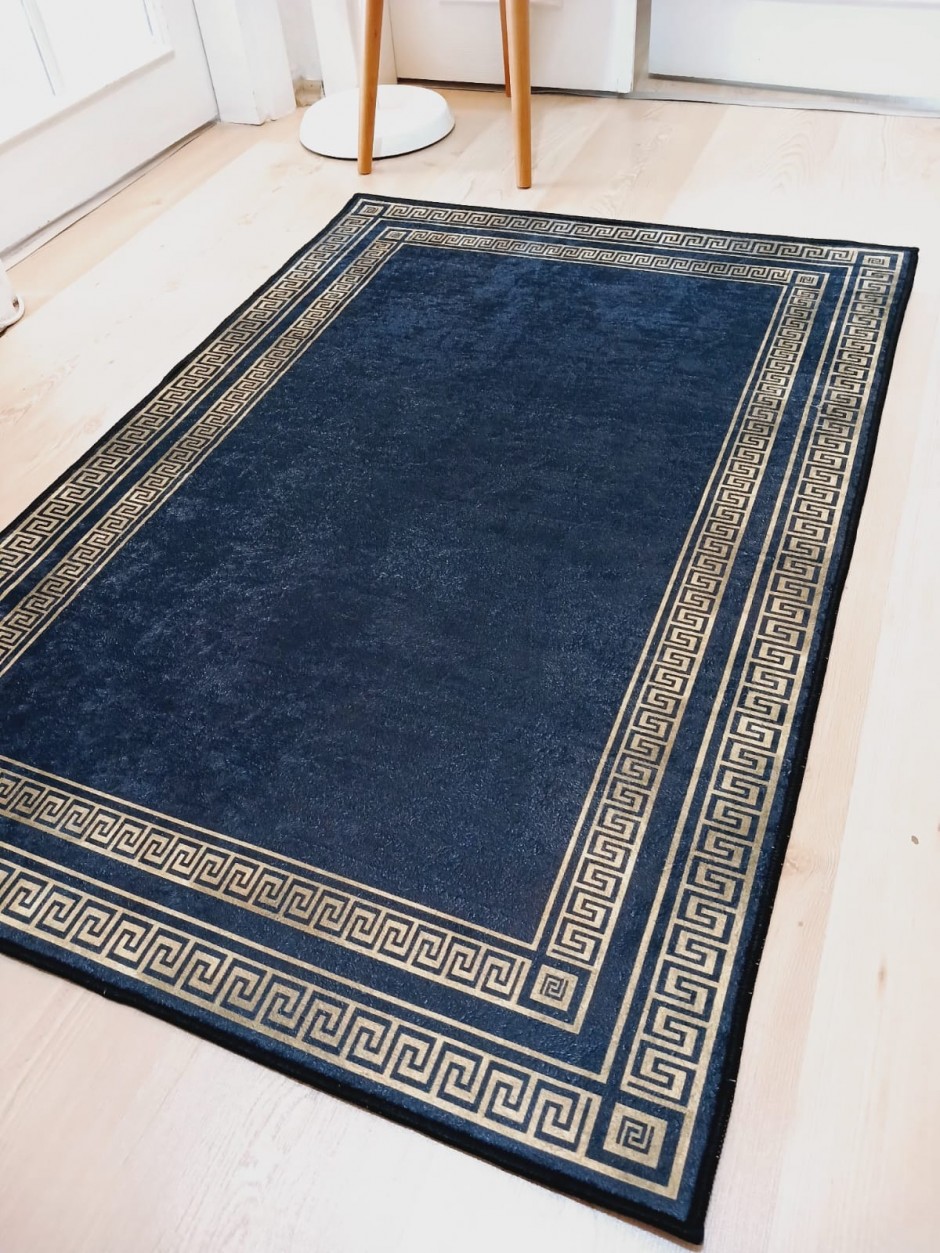 Saray, 80x120cm Kaymaz, Dökülmez, Pamuk Dokuma Taban Banyo Halısı, Banyo Paspası