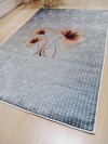 Çiçekler, 80x120cm Kaymaz Taban Banyo Halısı, Banyo Paspası