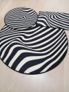 Zebra, Kaymaz Taban 3'lü Banyo Halısı Set, Banyo Paspas Takımı (100X100-60X60-40X60CM)