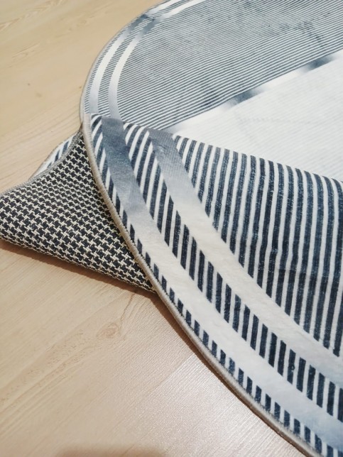 Paye - Dokuma Taban, Bambu, Yuvarlak Banyo Halısı (100X100-60X60-40X60 CM 3'LÜ SET)
