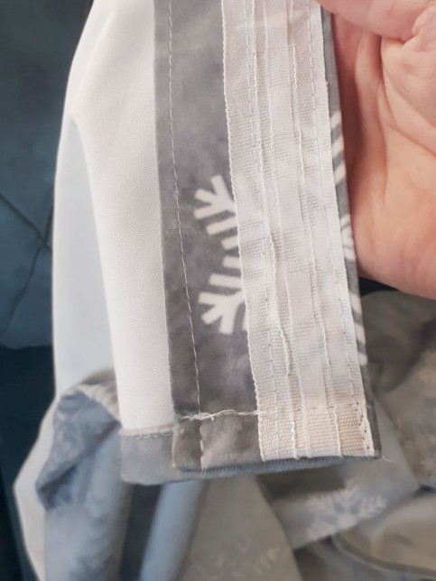 Kar Tanesi, Kadife Kumaş, Dijital Baskılı, Çift Kanat Çocuk Fon Perdesi
