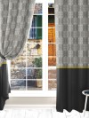 Damask Gold, Kadife Kumaş, Dijital Baskılı, Çift Kanat Fon Perde
