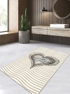 Kalp - Kaymaz Taban Banyo Halısı