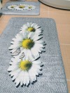 Papatya 80x120cm Kaymaz Taban, Dökülmez, Yıkanabilir Banyo Halısı