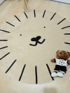Kedi Figür - Makinede Yıkanabilir, İnce, Kaymaz Tabanlı, Çocuk Odası Halısı