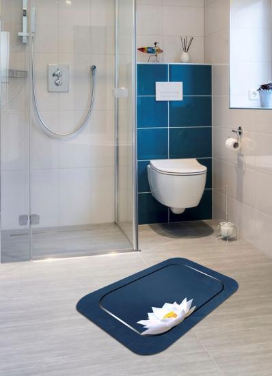 40 Cm X 60 Cm Kaymaz, Dökülmez, Yıkanabilir Deri Taban Banyo Paspası