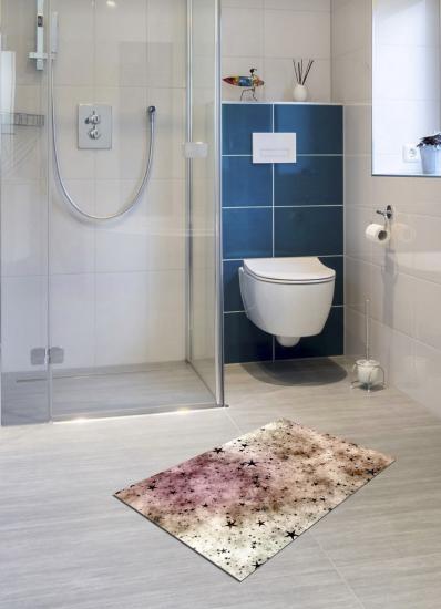 40 Cm X 60 Cm Kaymaz, Dökülmez, Yıkanabilir Deri Taban Banyo Paspası